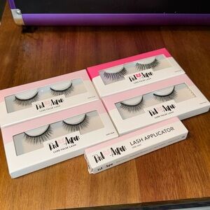 Red Aspen Lashes, 4 sets, lash applicator. Kasey(3), Sandrine (1)